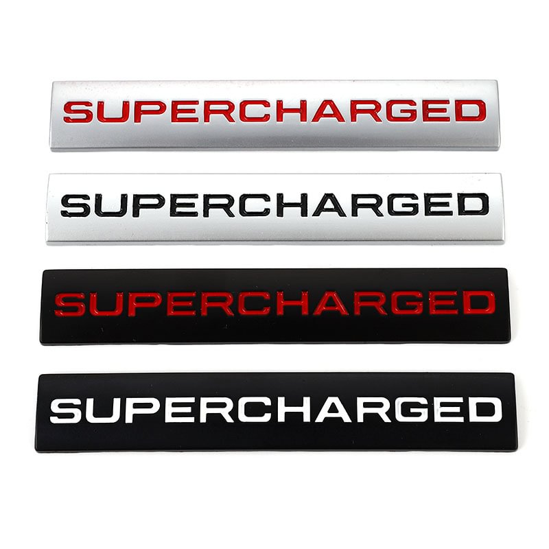 3D Sticker Emblem Badge Decal for Supercharged Land Rover Range Rover Sport voiturehub dxncar