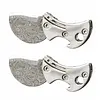 Stainless Steel Mini Compact Bottle Opener & EDC Cutter Multifunctional Bottle Opener Keychain Tool Small Pocket Knife for Packages Camping DIY & Everyday Carry Gear