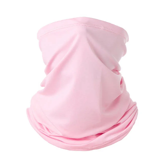 Pink Faceguard Anti Pollution Scarf Face Cover