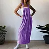 Gioiacombo&trade; Gonna con bretelle casual classica a righe da donna