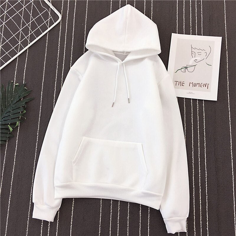 Women's hoodies O-Neck Loose Pullovers Hoodies Winter Plus Velvet harajuku Ladies Sweatshirt 2020 plus size