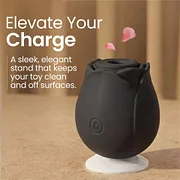 Ebony Bliss The Original Rose Vibrator - 2026 Upgrade Beginner-Friendly  Quiet