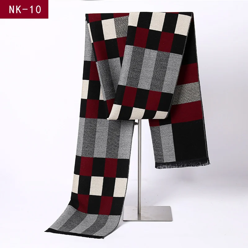 Men's autumn and winter cashmere scarf 009