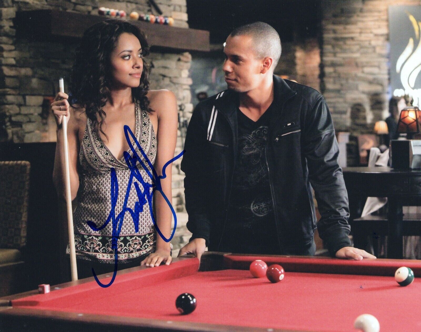 Kat Graham Signed 8x10 Photo Poster painting w/COA The Vampire Diaries #5