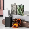 Butt Disposal Box Smell Proof Compact Ash Tray with Carabiner for Outdoor Travel