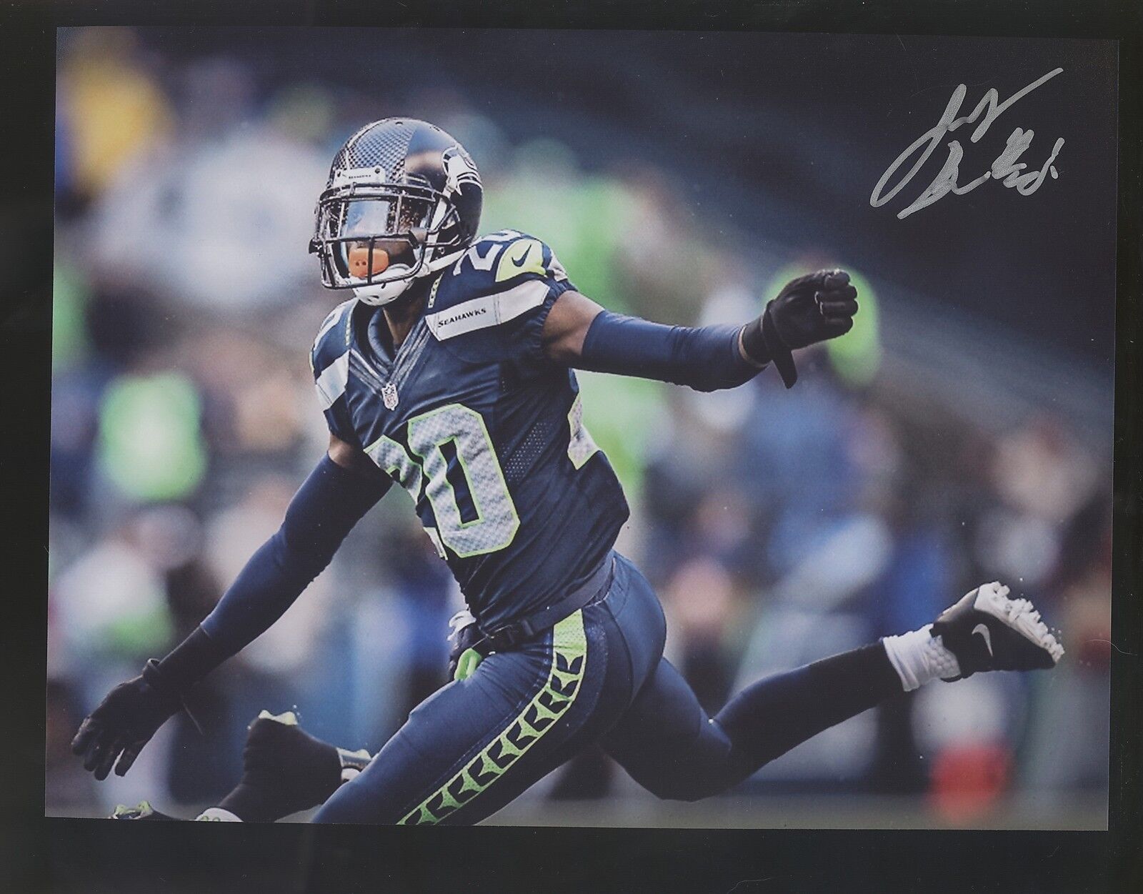 Jeremy Lane 8x10 Photo Poster painting Autographed Signed AUTO Seahawks SB Champion SPH 0340