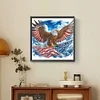 Aigle-Peinture diamant en forme spéciale-30*30cm
