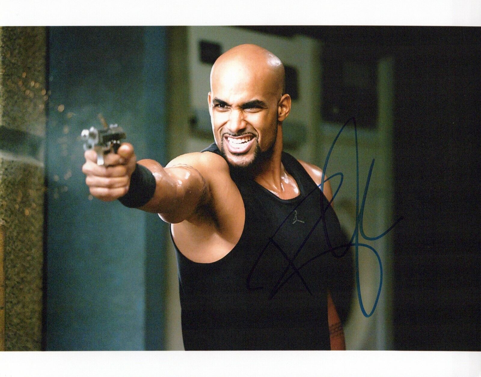 Boris Kodjoe Resident Evil Afterlife autographed Photo Poster painting signed 8x10 #7 Luther