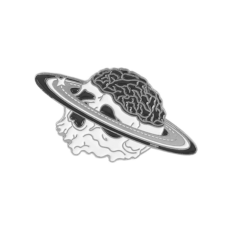 Fashion Animal Rose Skull Alloy Stoving Varnish Kid’S Unisex Brooches