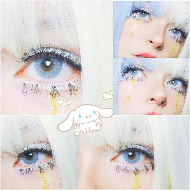 cosplay ice crystal blue eyes (12 months) contact lenses