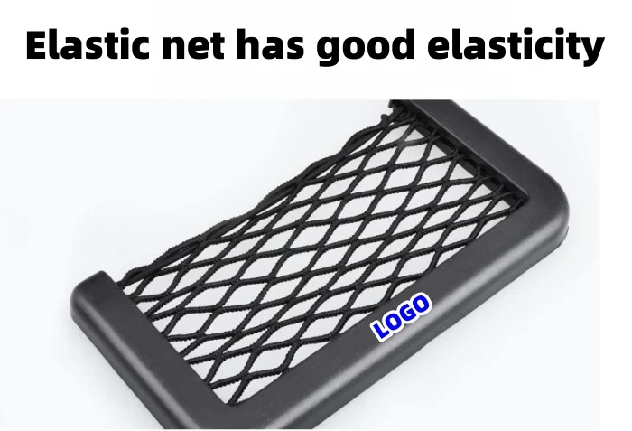 Multifunctional car storage net bag