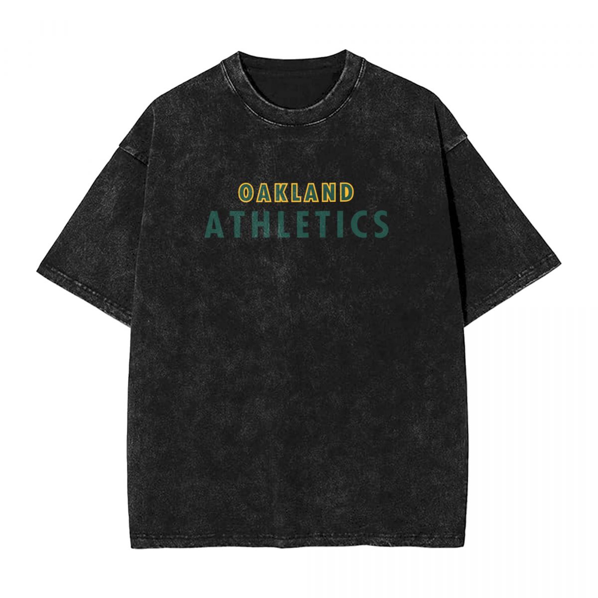 Oakland Athletics Printed Vintage Men's Oversized T-Shirt
