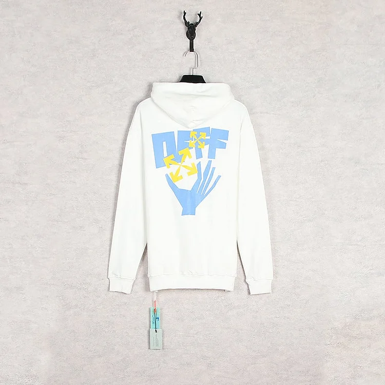 off White Hoodie Printed Hoodie Casual Loose Hoodie Men and Women