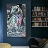 (40*70cm)Tiger - Round Partial AB Drill Diamond Painting