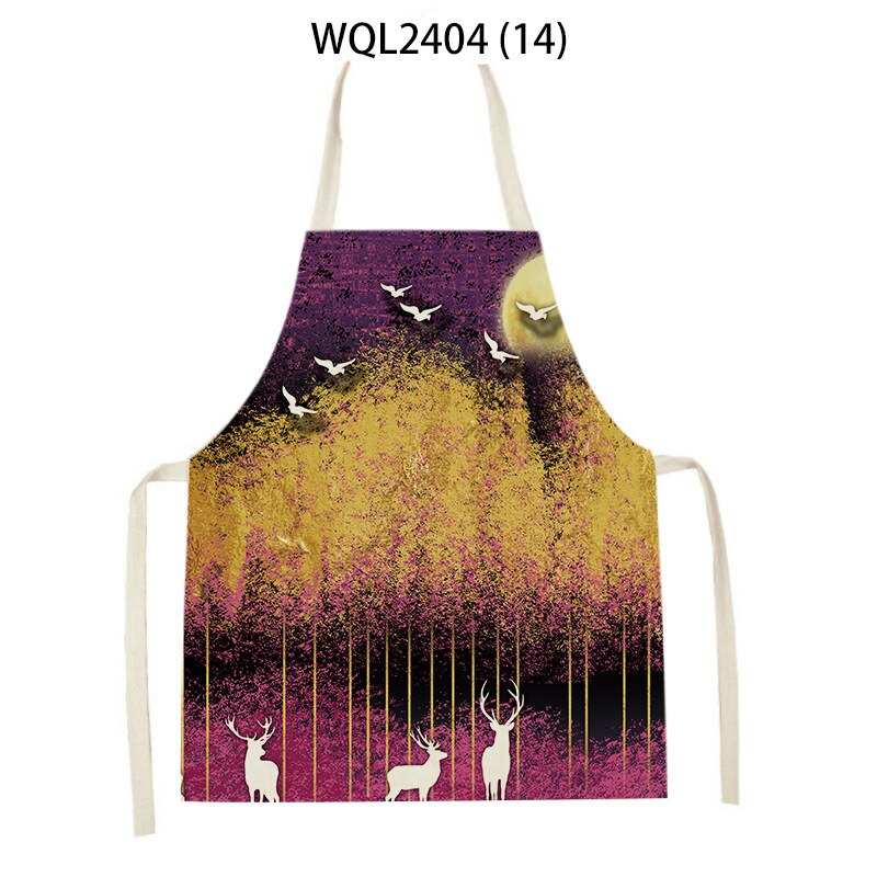 Linen Kitchen Apron Classical mythological animal