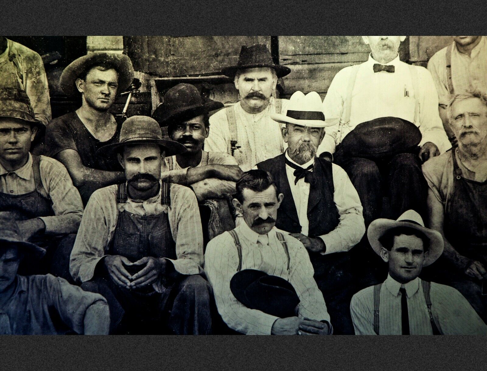 1850'S HISTORIC GENTLEMAN JACK DANIELS WHISKEY EMPLOYEES 8.5X11 Photo Poster painting PICTURE