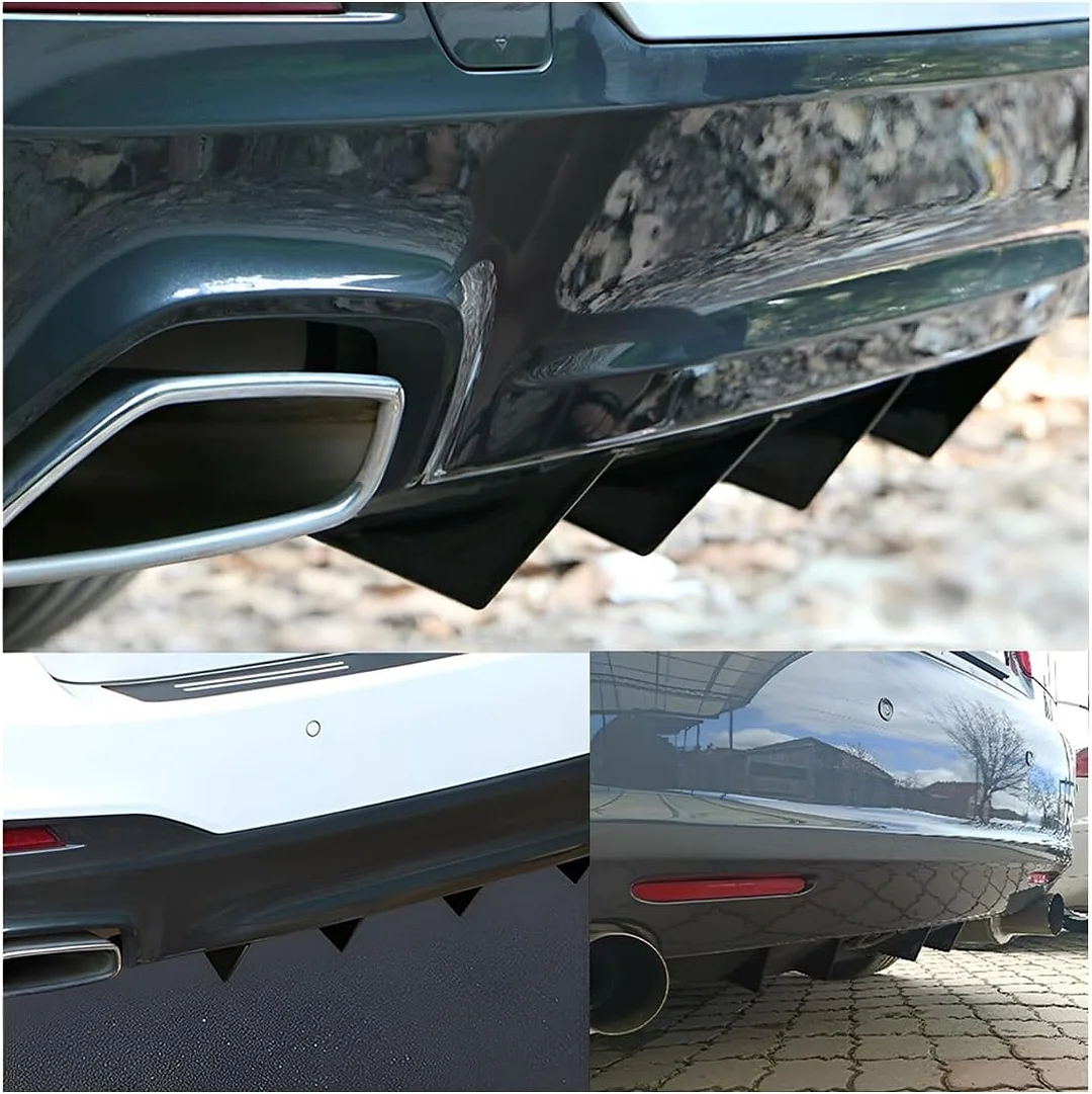 4pcs Car Lower Bumper Lip Diffuser, Anti-collision Accessories Spoiler Protector