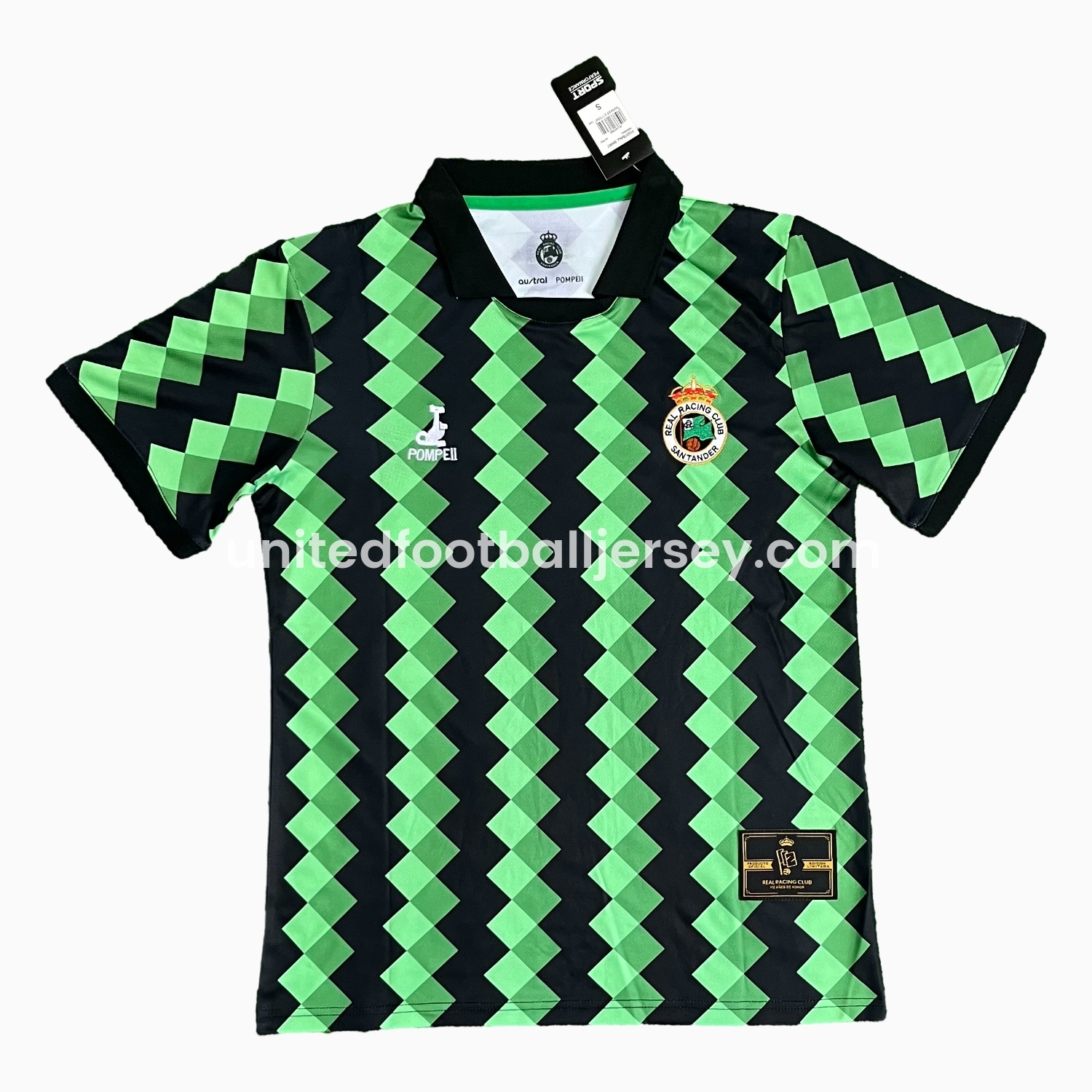 Racing de Santander 24-25 Green GK Anniversary Jersey - Fans Version