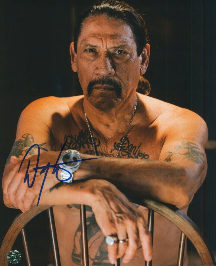 DANNY TREJO Autographed Original 8x10 Photo Poster painting LOA TTM