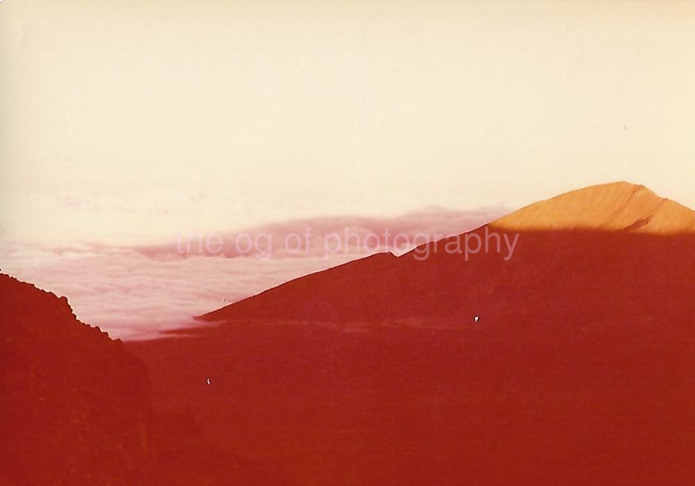 American Mountainscape FOUND COLOR Photo Poster paintingGRAPH Original Snapshot VINTAGE 14 6 U