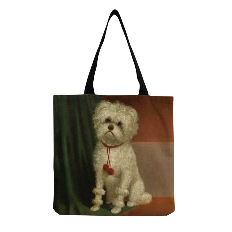 Women’s Cute Dog Shopping Bags