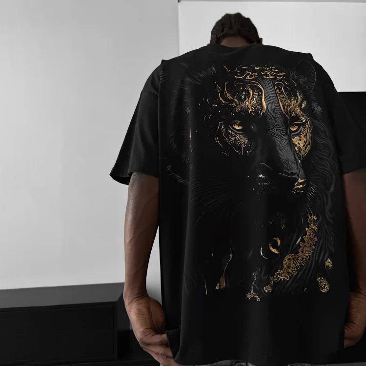 Men's Stylish Animal Design T-shirt