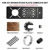 IGT Spider Furnace Unit Plate Spider Furnace Table Board for BBQ Picnic Hiking