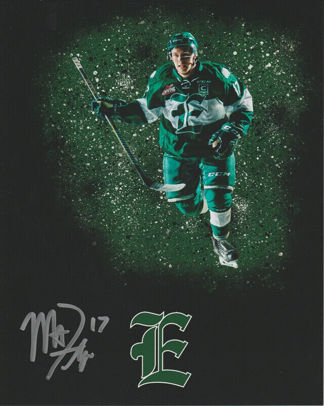 Matt Fonteyne Everett Silvertips Autographed 8x10 Photo Poster painting CFS COA