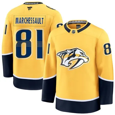 Youth Nashville Predators #81 Jonathan Marchessault Gold 2024-25 Home Stitched Hockey Jersey