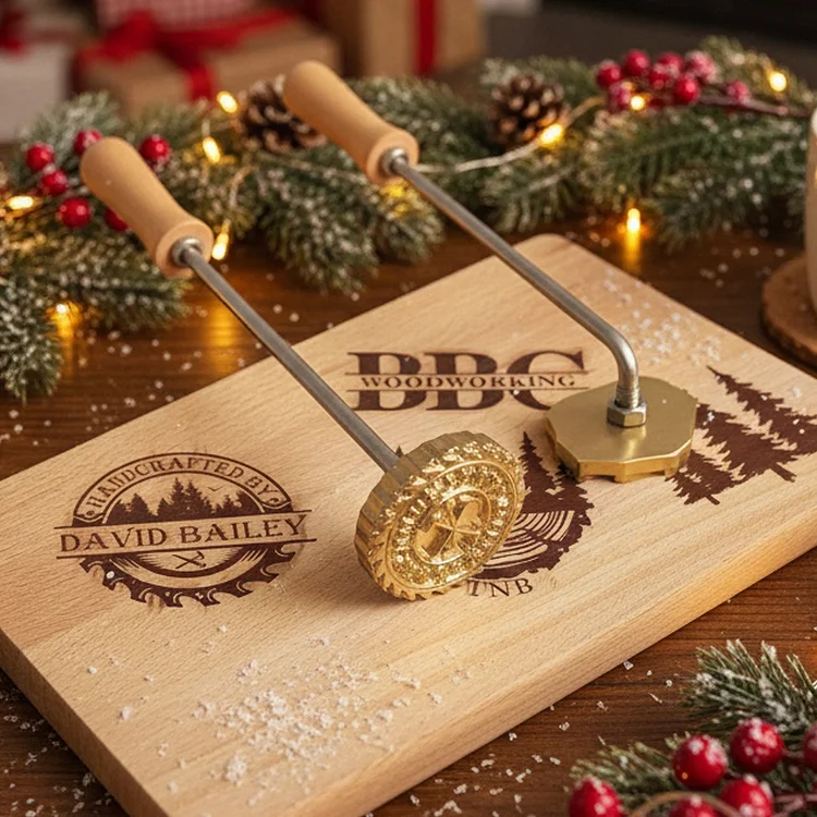 Personalized Wood Branding Iron, Custom Electric Branding Iron with Custom Stamp, Christmas Gift for Woodworkers