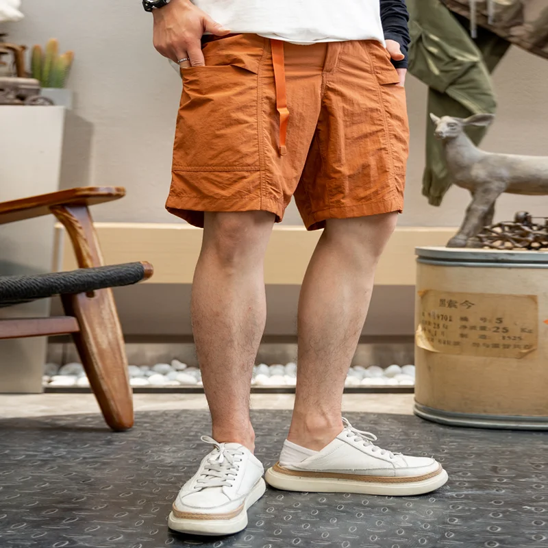 American Vintage Belt Pocket Loose Shorts