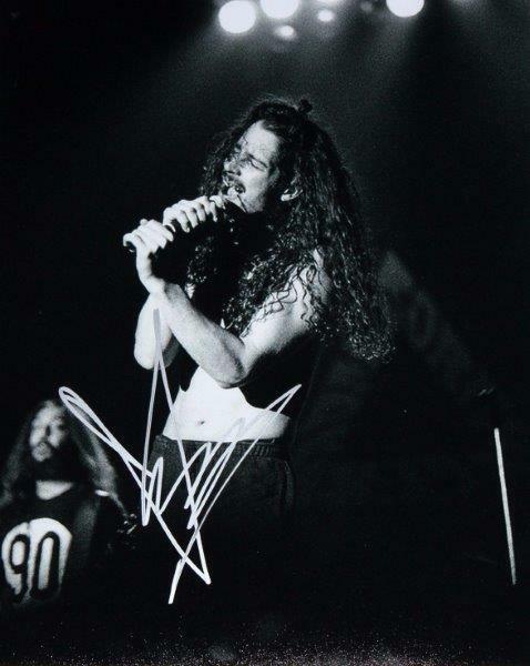 REPRINT - CHRIS CORNELL Soundgarden Rare Signed 8 x 10 Glossy Photo Poster painting Poster RP