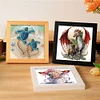 4 PCS Animal - Full Embroidery 3 Strands 11CT Stamped Cross Stitch - 40*40CM