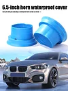2pcs 6.5in Waterproof Car Speaker Covers Soft Silicone Foldable Horn Spacer