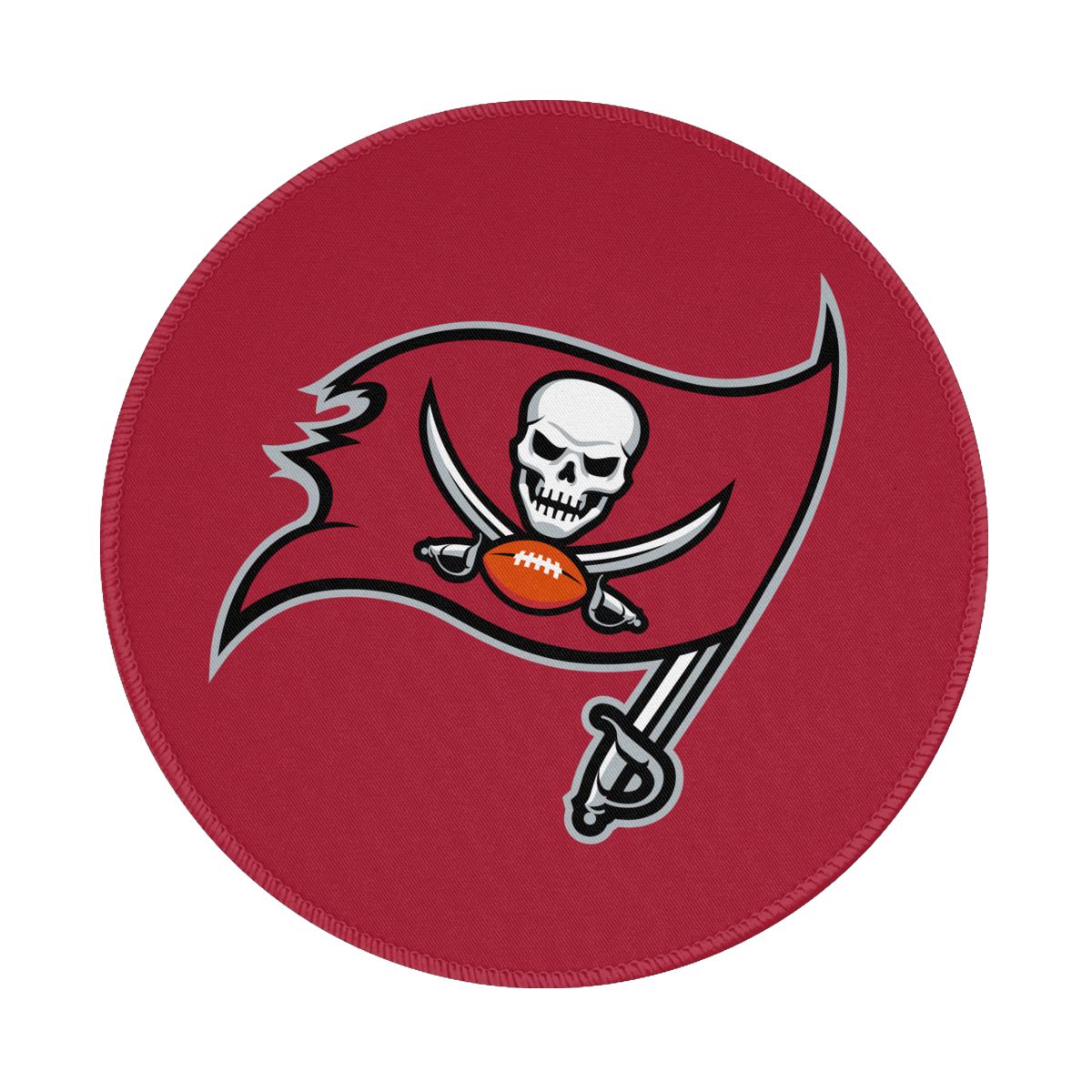 Tampa Bay Buccaneers Non-Slip Rubber Round Mouse Pad