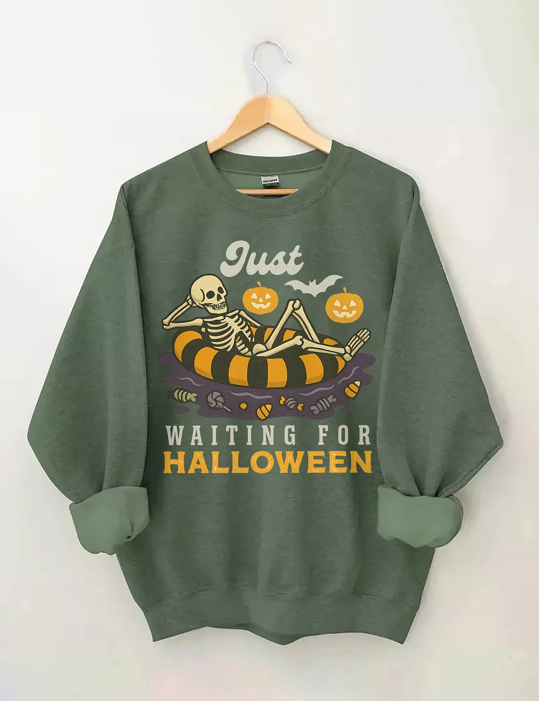 Just Waiting For Halloween Sweatshirt