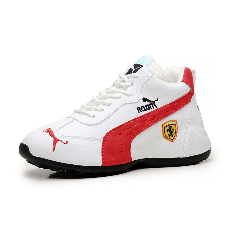 UNISEX Mid-top Leather Lovers Sneakers DANRRIO.COM DANRRIO