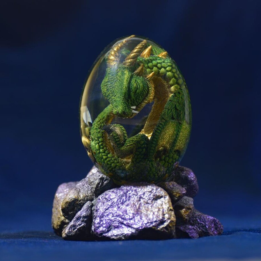 lava dragon egg resin