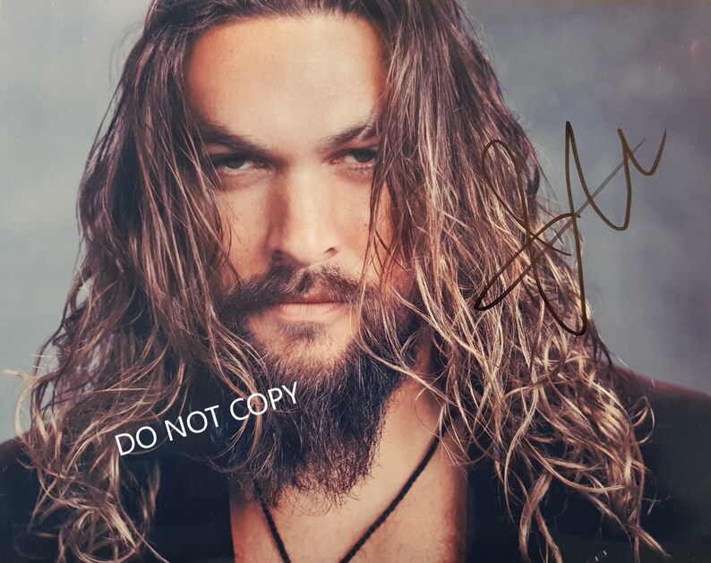 Jason Momoa aquaman 8 x10 20x25 cm Autographed Hand Signed Photo Poster painting