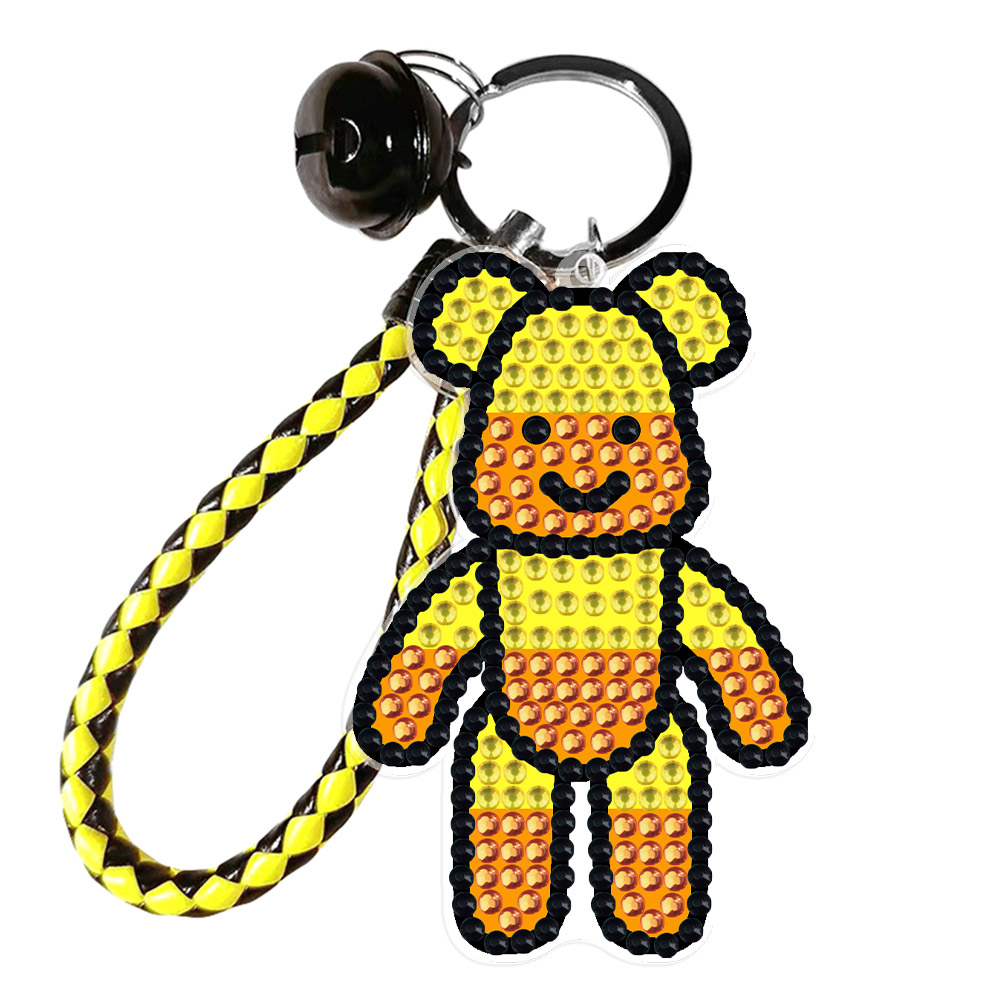 

1pcs Bear Double Sided - 5D DIY Craft Keychain, 501 Original