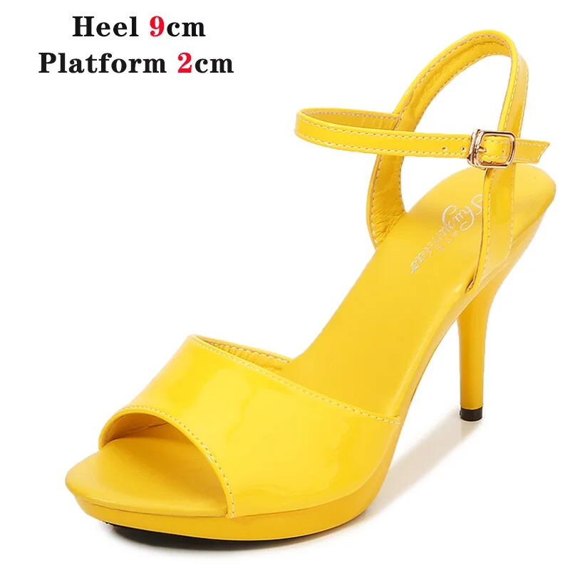 Qengg 2021 Model Shoes Women Sexy Catwalk Shoes Sandals 9 13 15 17 20 CM High Heels Platform Sandals Girls Shoe Party Club Drop Sales