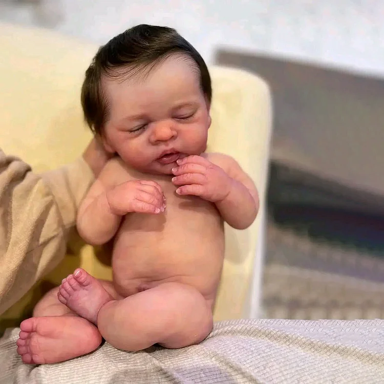 12"&16" Extremely Flexible Silicone Reborn Baby Doll Boy Named Paker Rebornartdoll® RSAW-Rebornartdoll®