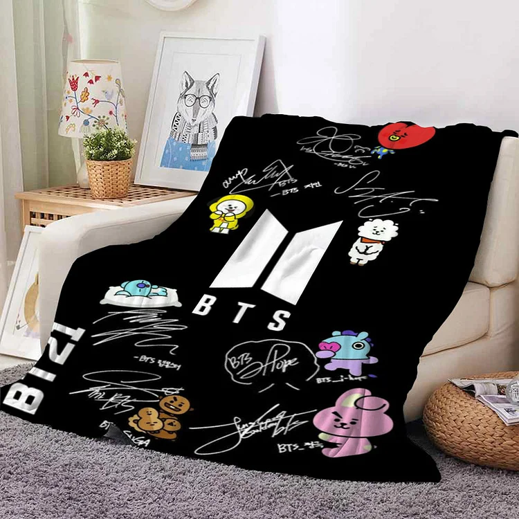 Bts best sale blanket bt21