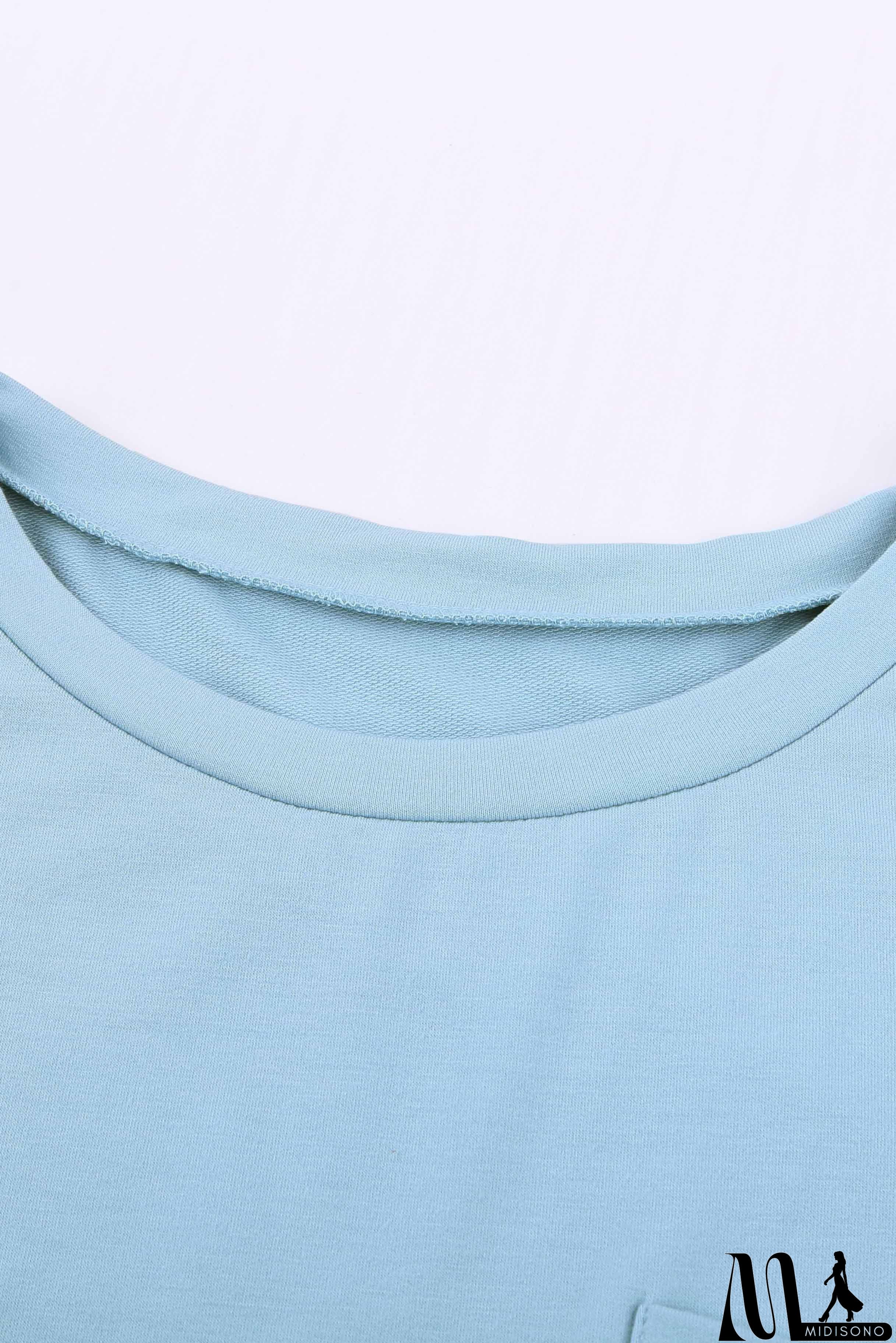 MidiSono - Pocketed Tee with Side Slits