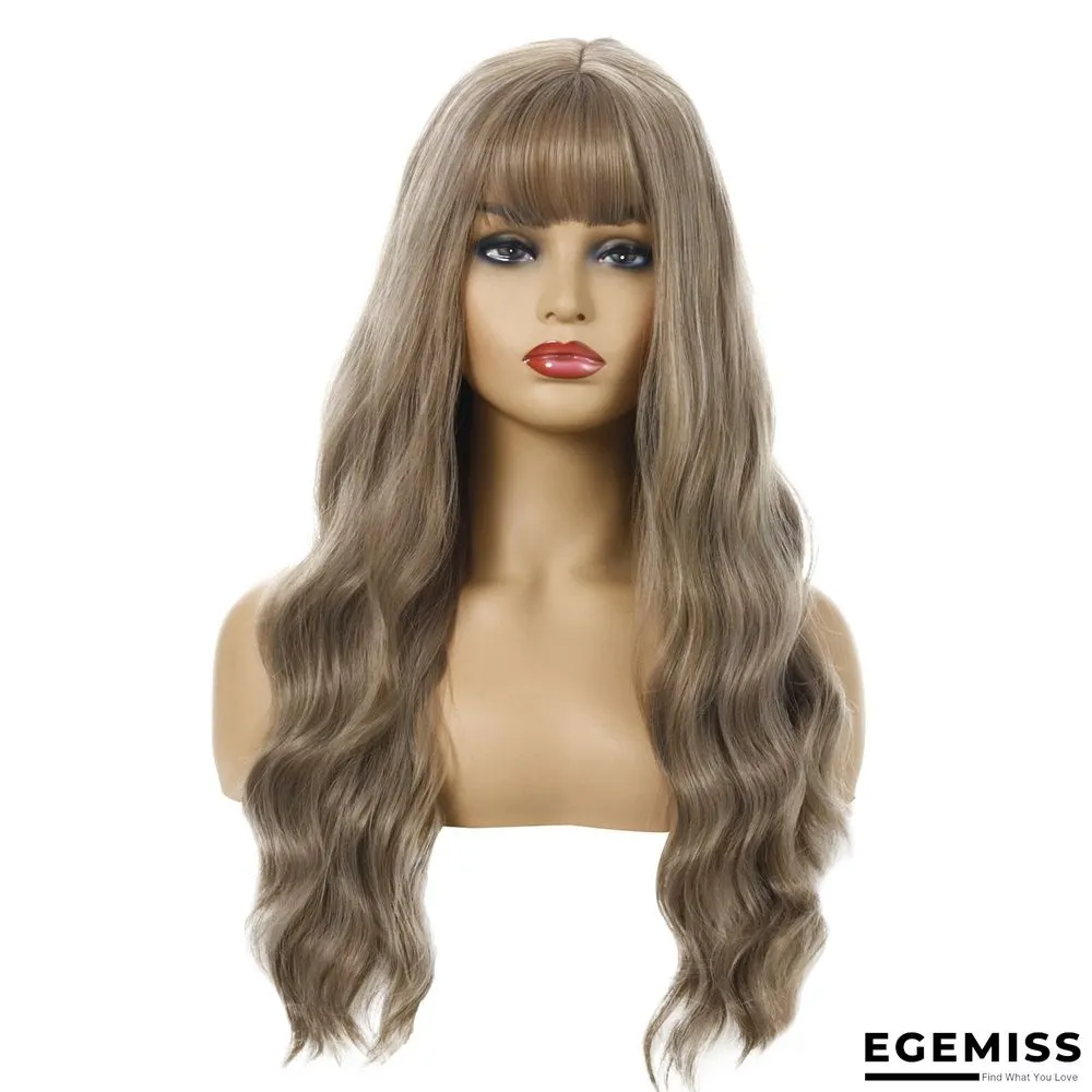 Fashion Long Curly Hair Ladies Fluffy Wavy Curly Headgear | EGEMISS