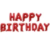 16" HAPPY BIRTHDAY Aluminum Film Letters Balloons Birthday Party Celebration Decors