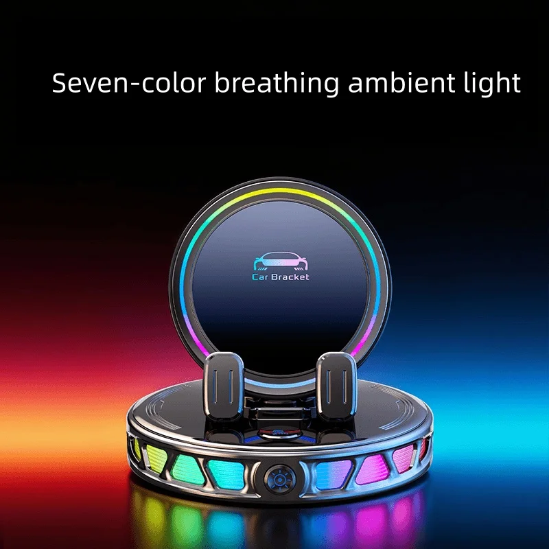 Customized car electric phone holder, new wireless charging, anti-shake dashboard navigation holder