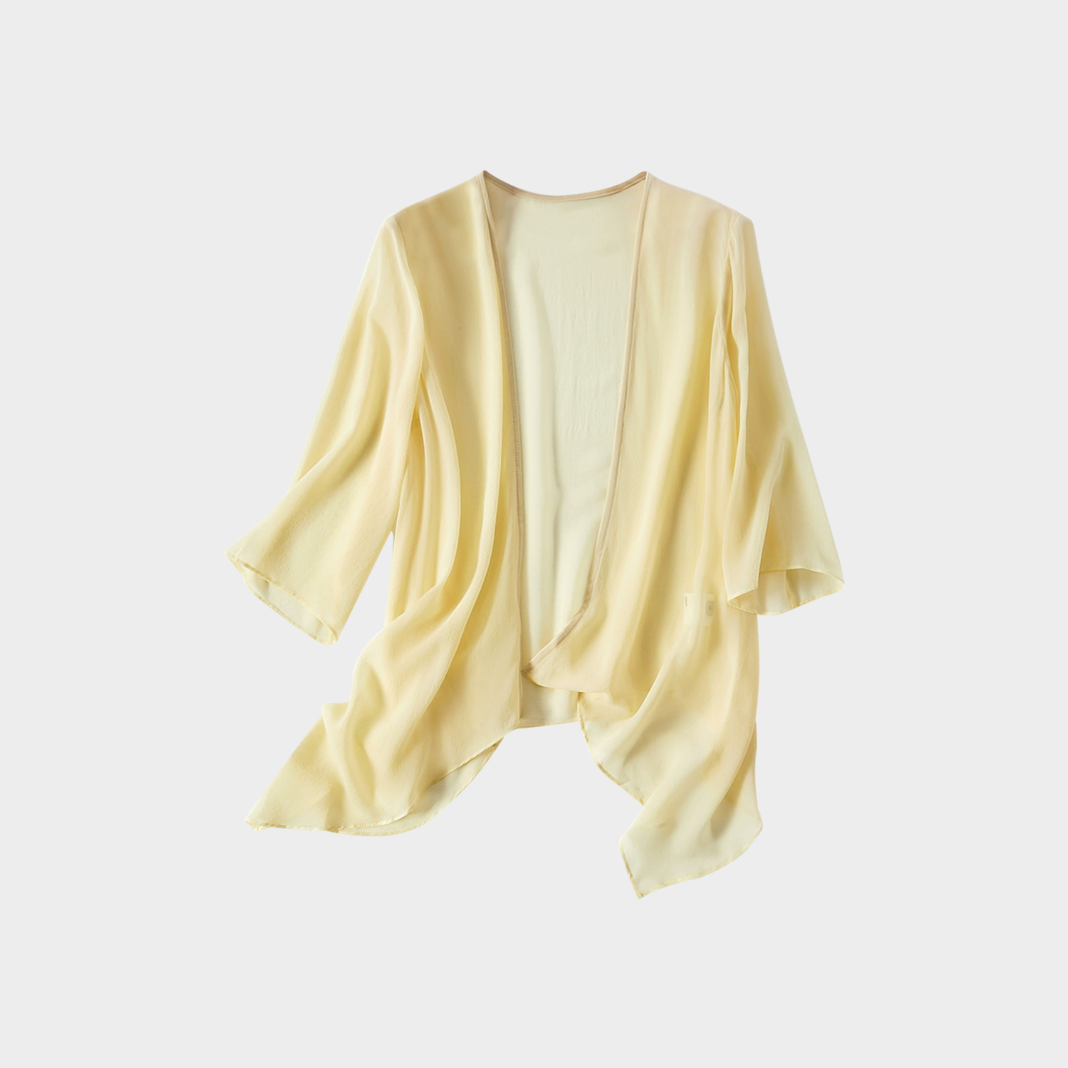 Classic 100% Mulberry Silk Cardigan For Modern Wardrobes REAL SILK LIFE