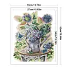 Hydrangea And Butterfly-14CT Stamped Cross Stitch 35*42cm/13.78*16.54in tapestrymarket