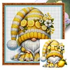 Lemon Gnome-11CT Stamped Cross Stitch 40*40cm/15.75*15.75in